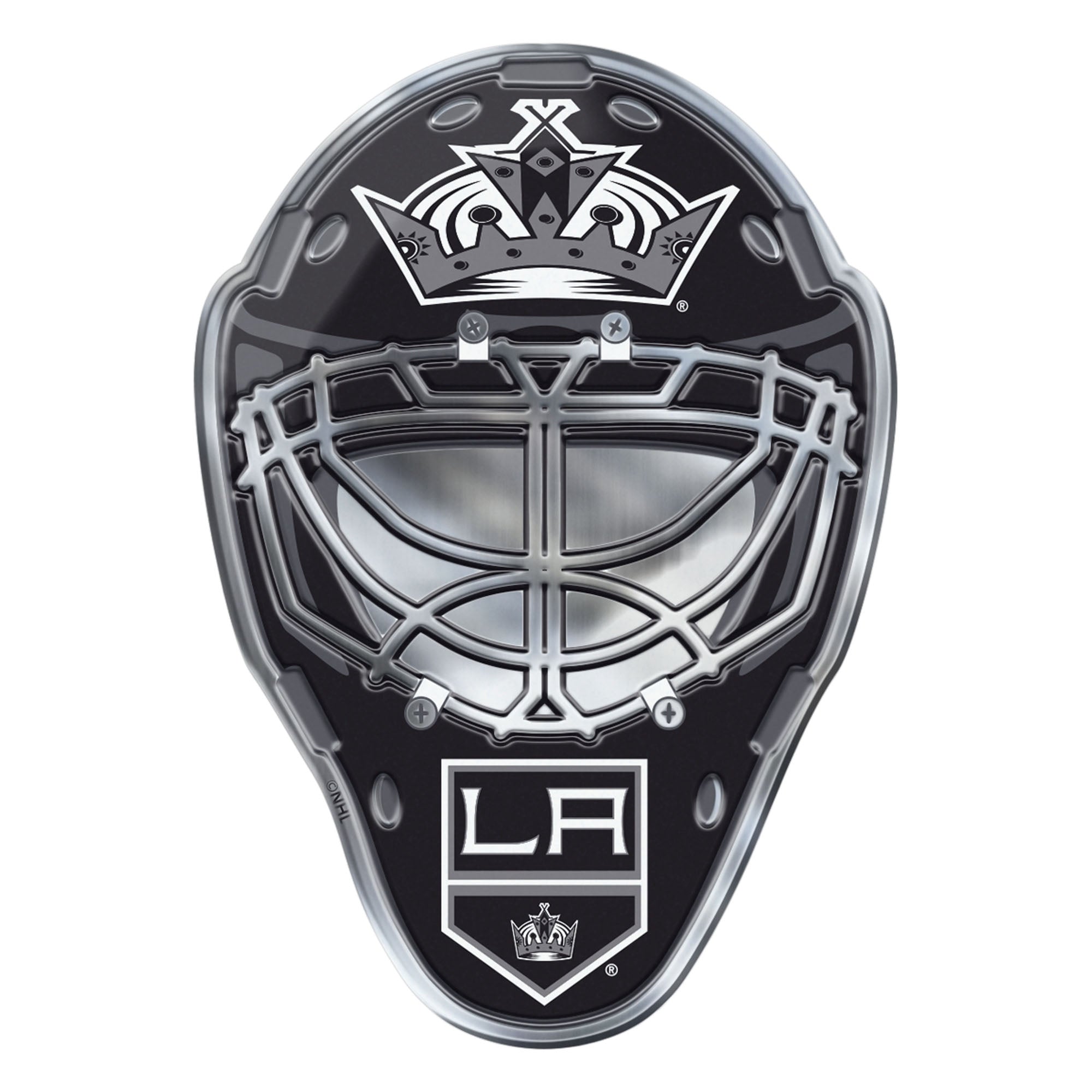 Los Angeles Kings Heavy Duty Aluminium Helmet Emblem