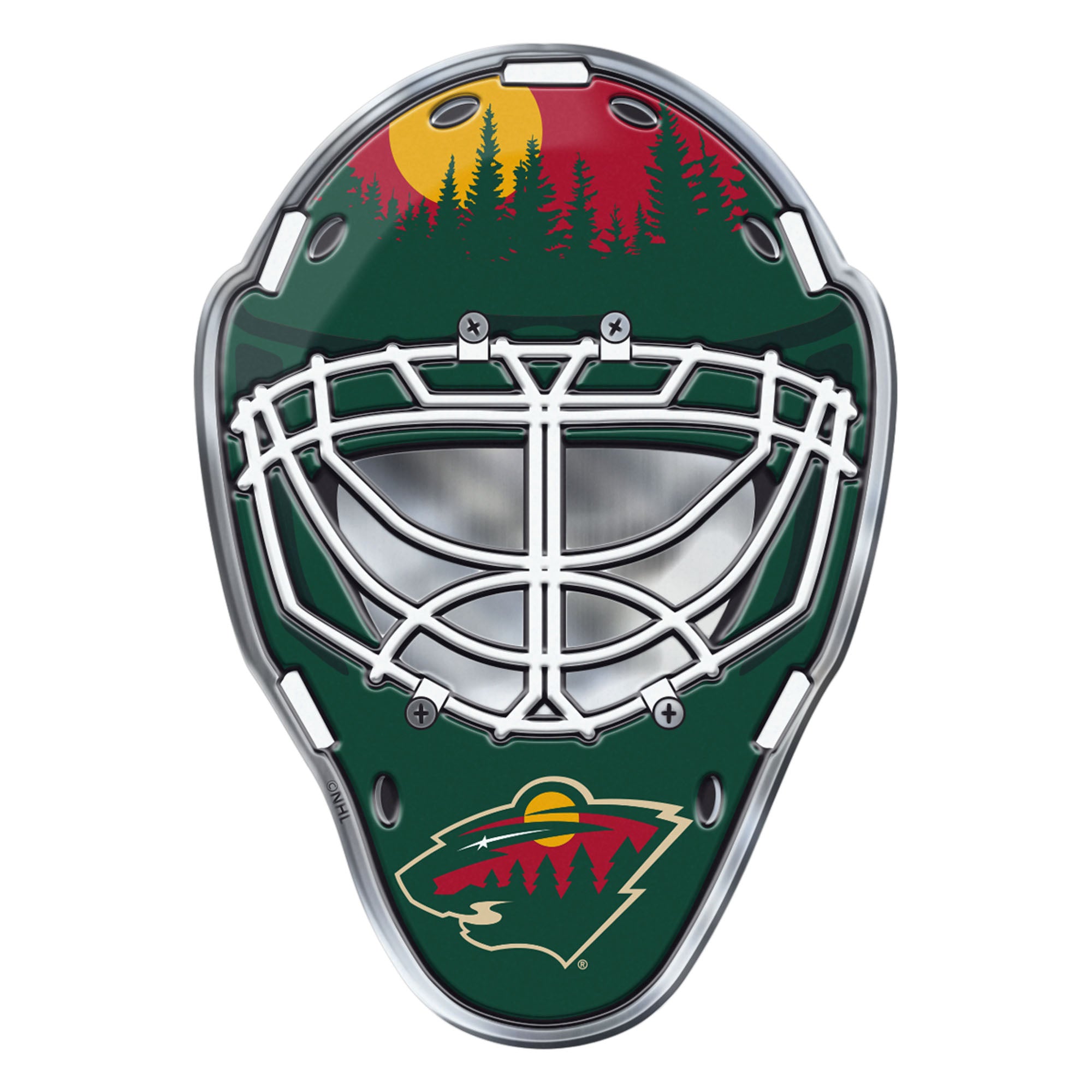 Minnesota Wild Heavy Duty Aluminium Helmet Emblem