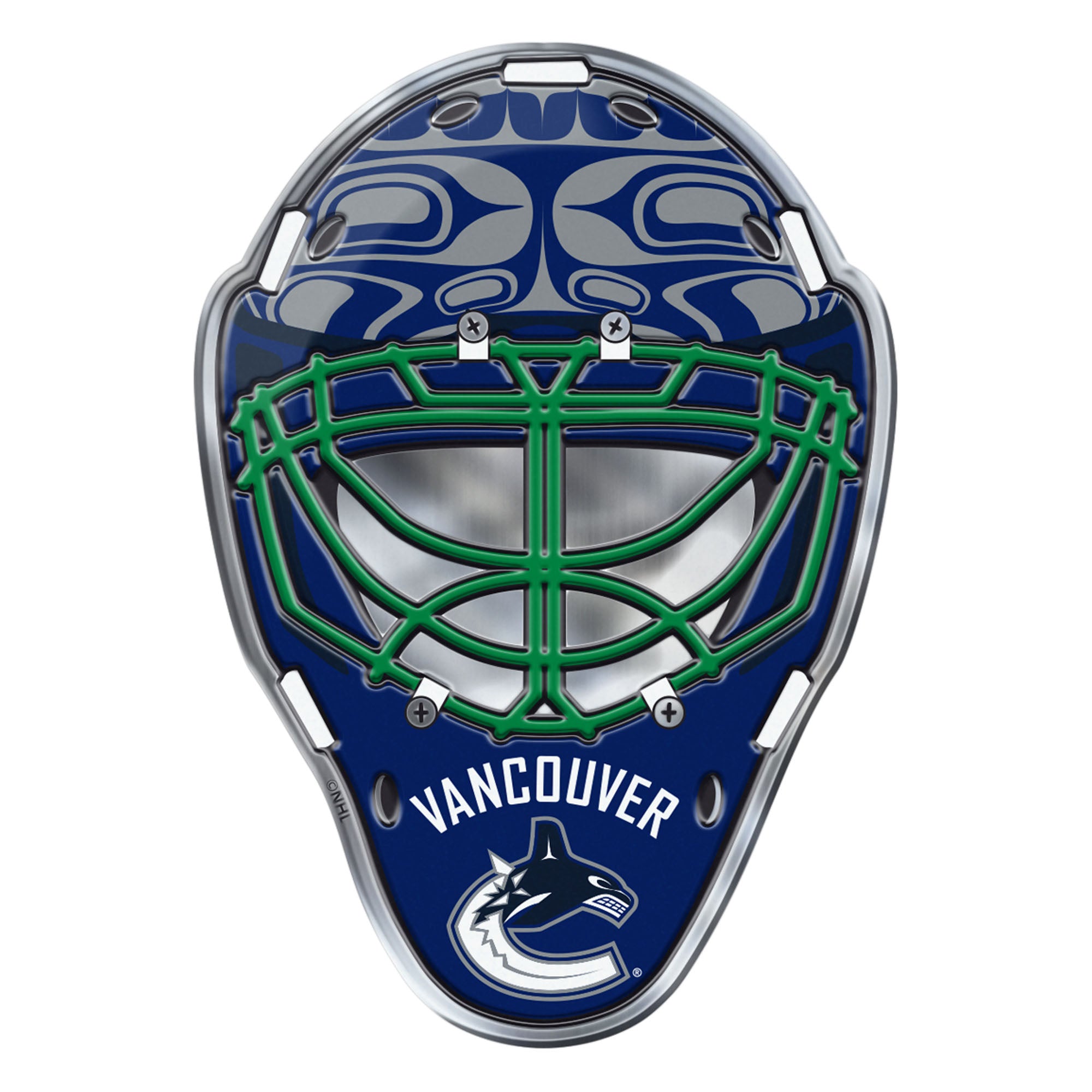 Vancouver Canucks Heavy Duty Aluminium Helmet Emblem