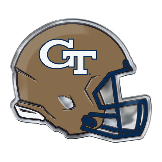 Georgia Tech Yellow Jackets Heavy Duty Aluminium Helmet Emblem