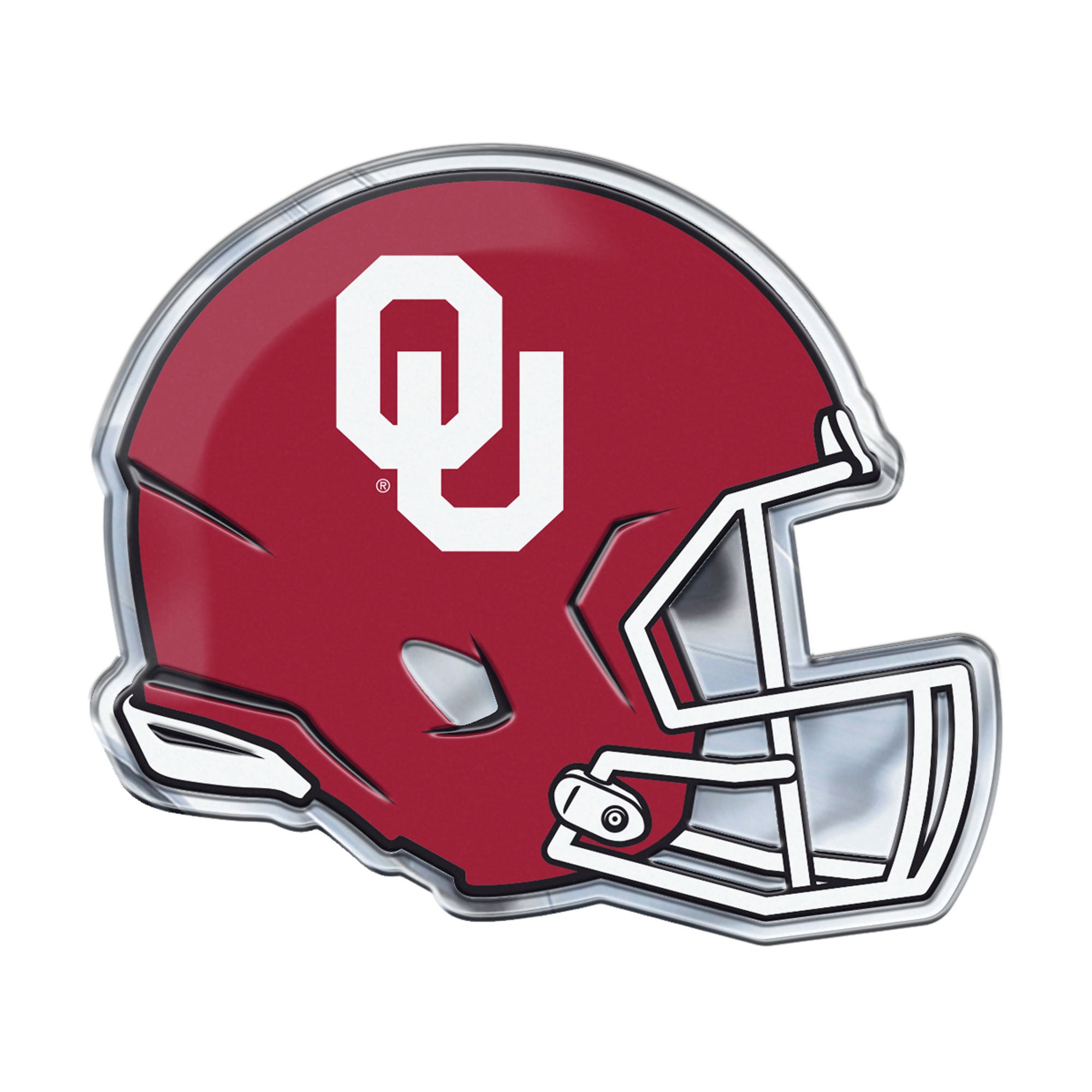 Oklahoma Sooners Heavy Duty Aluminium Helmet Emblem