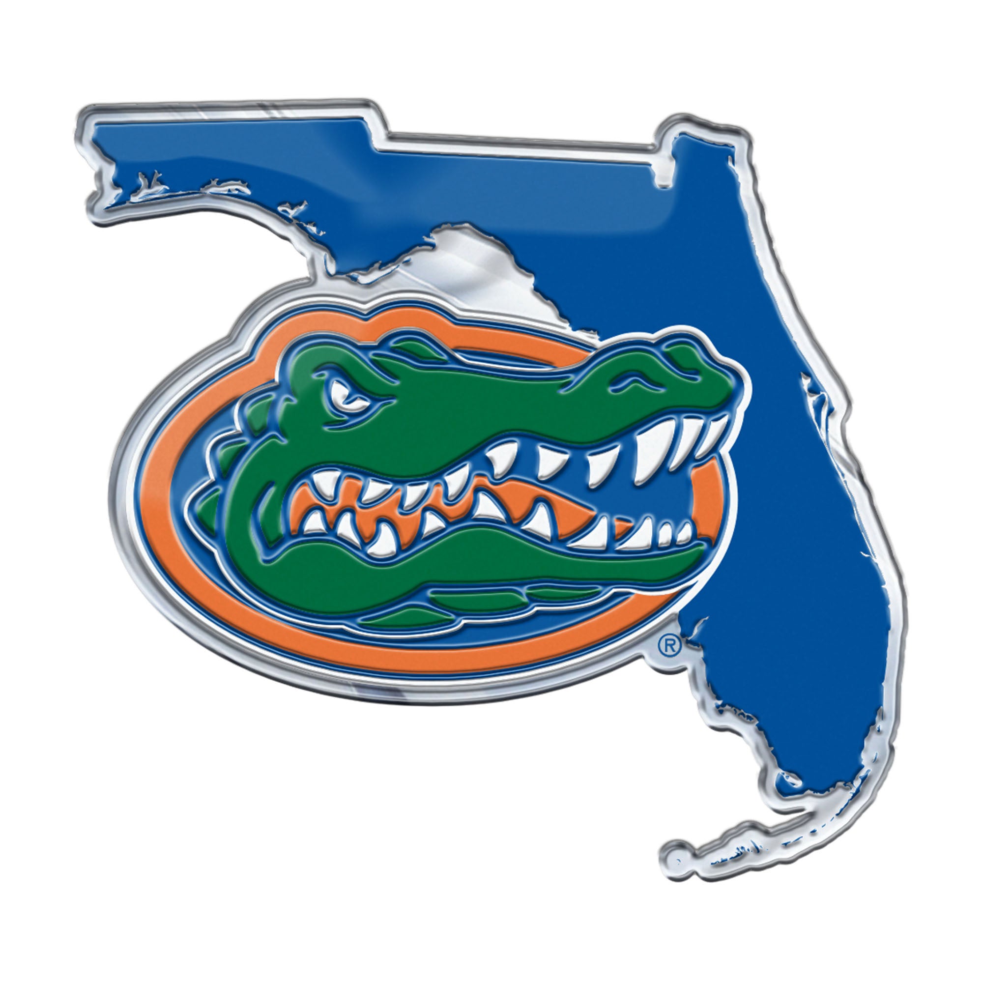 Florida Gators Team State Aluminum Embossed Emblem