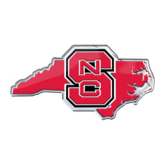 NC State Wolfpack Team State Aluminum Embossed Emblem - NC State