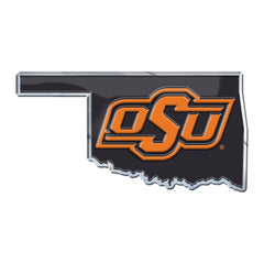 Oklahoma State Cowboys Team State Aluminum Embossed Emblem - Oklahoma State