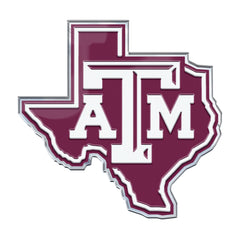 Texas A&M Aggies Team State Aluminum Embossed Emblem