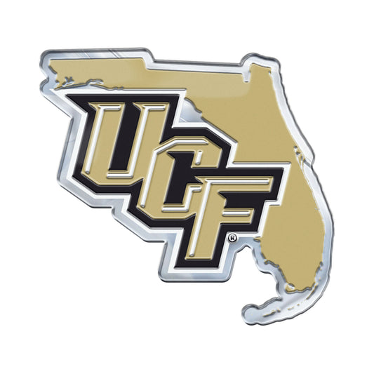 Central Florida Knights Team State Aluminum Embossed Emblem - Central Florida