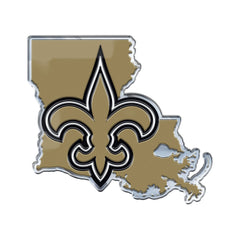 New Orleans Saints Team State Aluminum Embossed Emblem