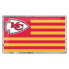 Kansas City Chiefs State Flag Aluminum Embossed Emblem