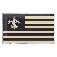 New Orleans Saints State Flag Aluminum Embossed Emblem