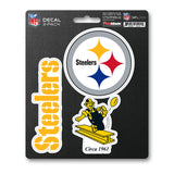 Pittsburgh Steelers 3 Piece Decal Sticker Set