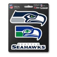 Seattle Seahawks 3 Piece Decal Sticker Set