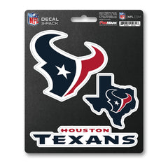 Houston Texans 3 Piece Decal Sticker Set - Houston Texans