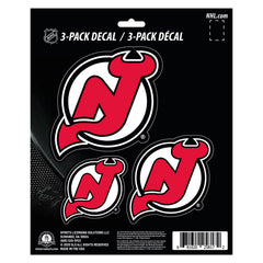 New Jersey Devils 3 Piece Decal Sticker Set