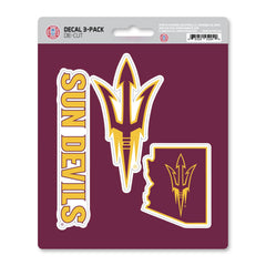 Arizona State Sun Devils 3 Piece Decal Sticker Set