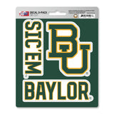 Baylor Bears 3 Piece Decal Sticker Set