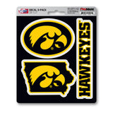 Iowa Hawkeyes 3 Piece Decal Sticker Set