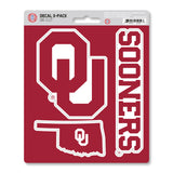 Oklahoma Sooners 3 Piece Decal Sticker Set