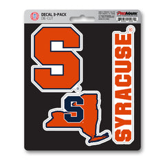 Syracuse Orange 3 Piece Decal Sticker Set