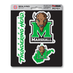 Marshall Thundering Herd 3 Piece Decal Sticker Set