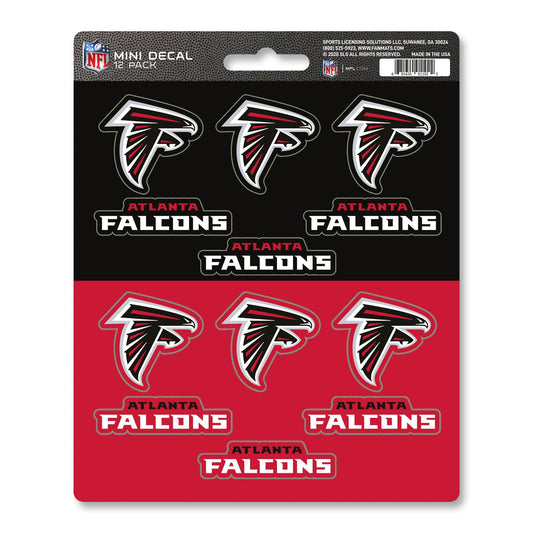 Atlanta Falcons 12 Count Mini Decal Sticker Pack - Atlanta Falcons