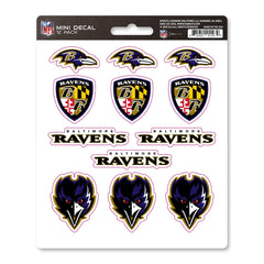 Baltimore Ravens 12 Count Mini Decal Sticker Pack - Baltimore Ravens