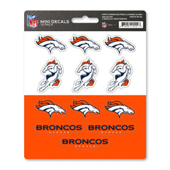 Denver Broncos 12 Count Mini Decal Sticker Pack