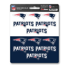 New England Patriots 12 Count Mini Decal Sticker Pack - New England Patriots