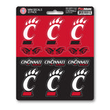 Cincinnati Bearcats 12 Count Mini Decal Sticker Pack