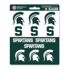 Michigan State Spartans 12 Count Mini Decal Sticker Pack