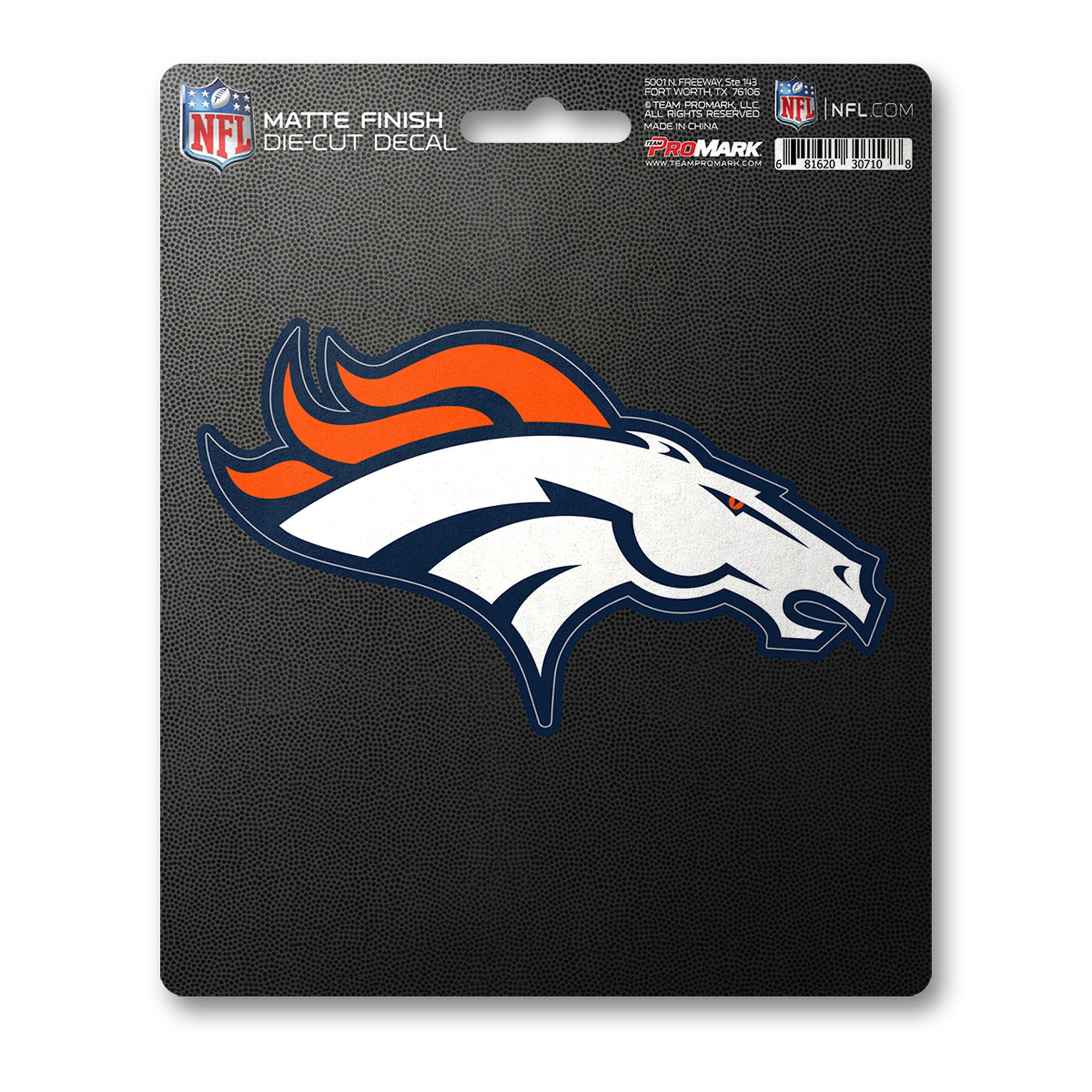 Denver Broncos Matte Decal Sticker