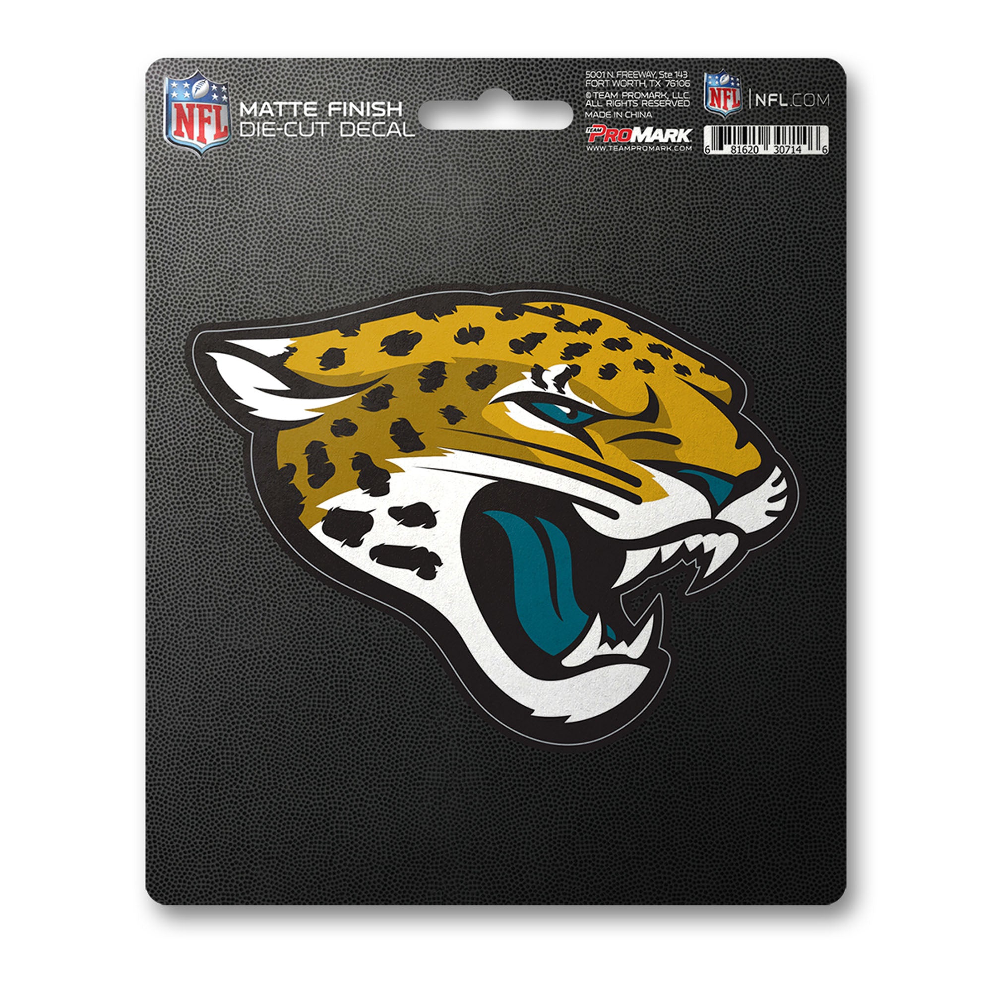 Jacksonville Jaguars Matte Decal Sticker