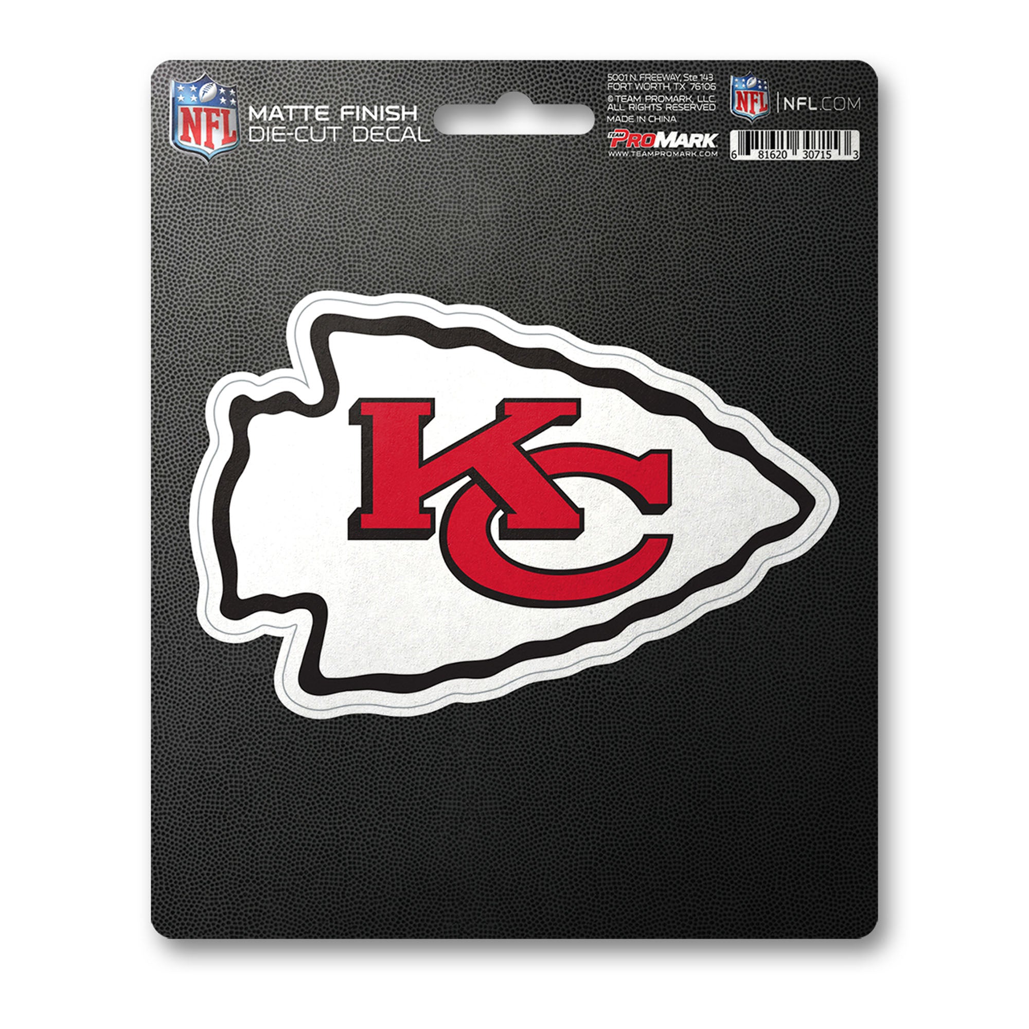 Kansas City Chiefs Matte Decal Sticker