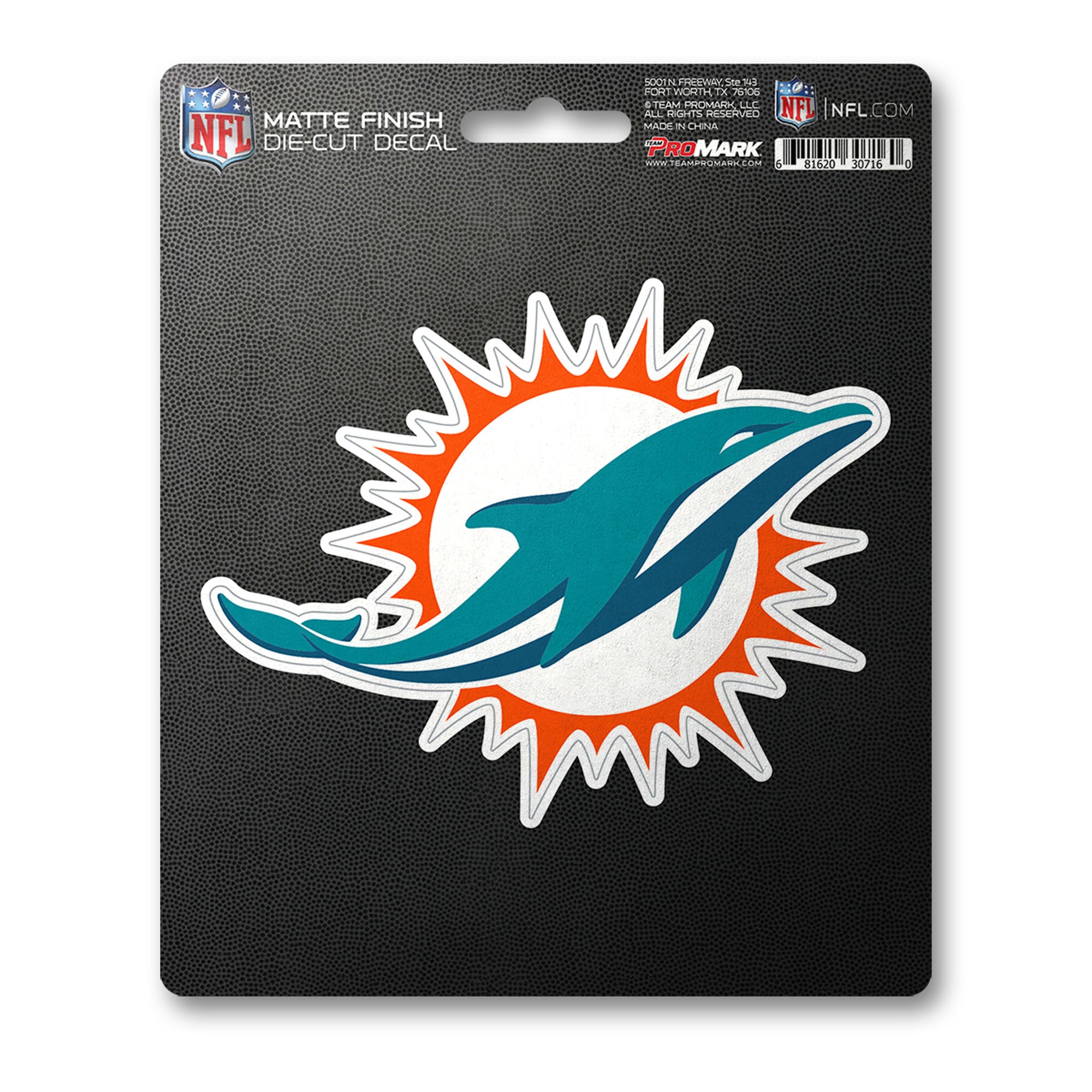 Miami Dolphins Matte Decal Sticker