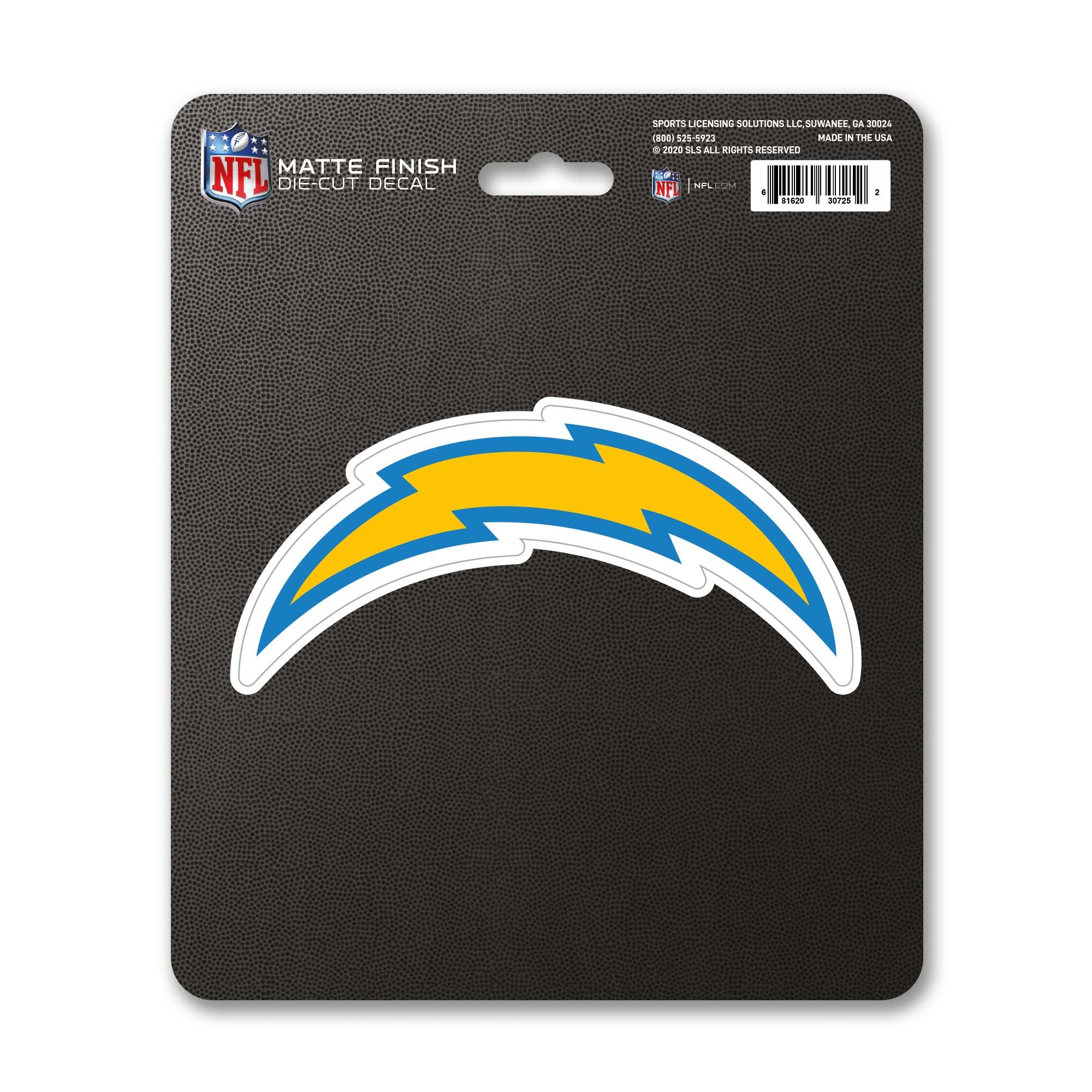 Los Angeles Chargers Matte Decal Sticker