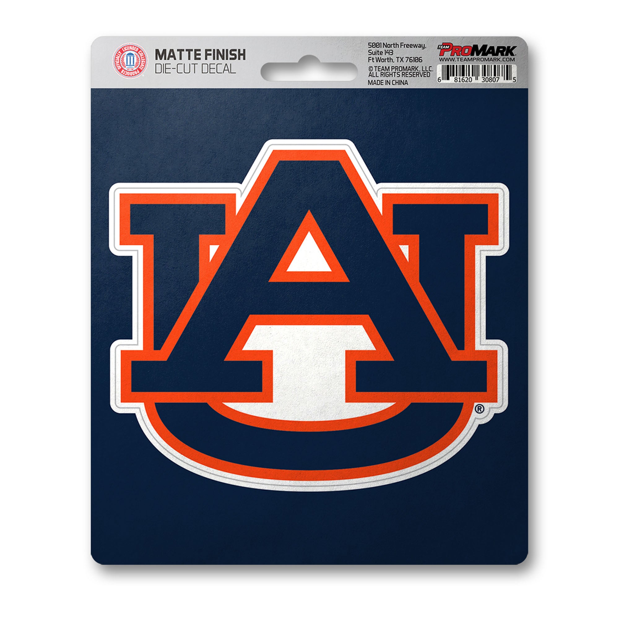 Auburn Tigers Matte Decal Sticker