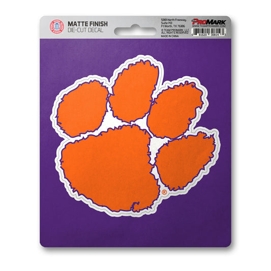 Clemson Tigers Matte Decal Sticker - Clemson