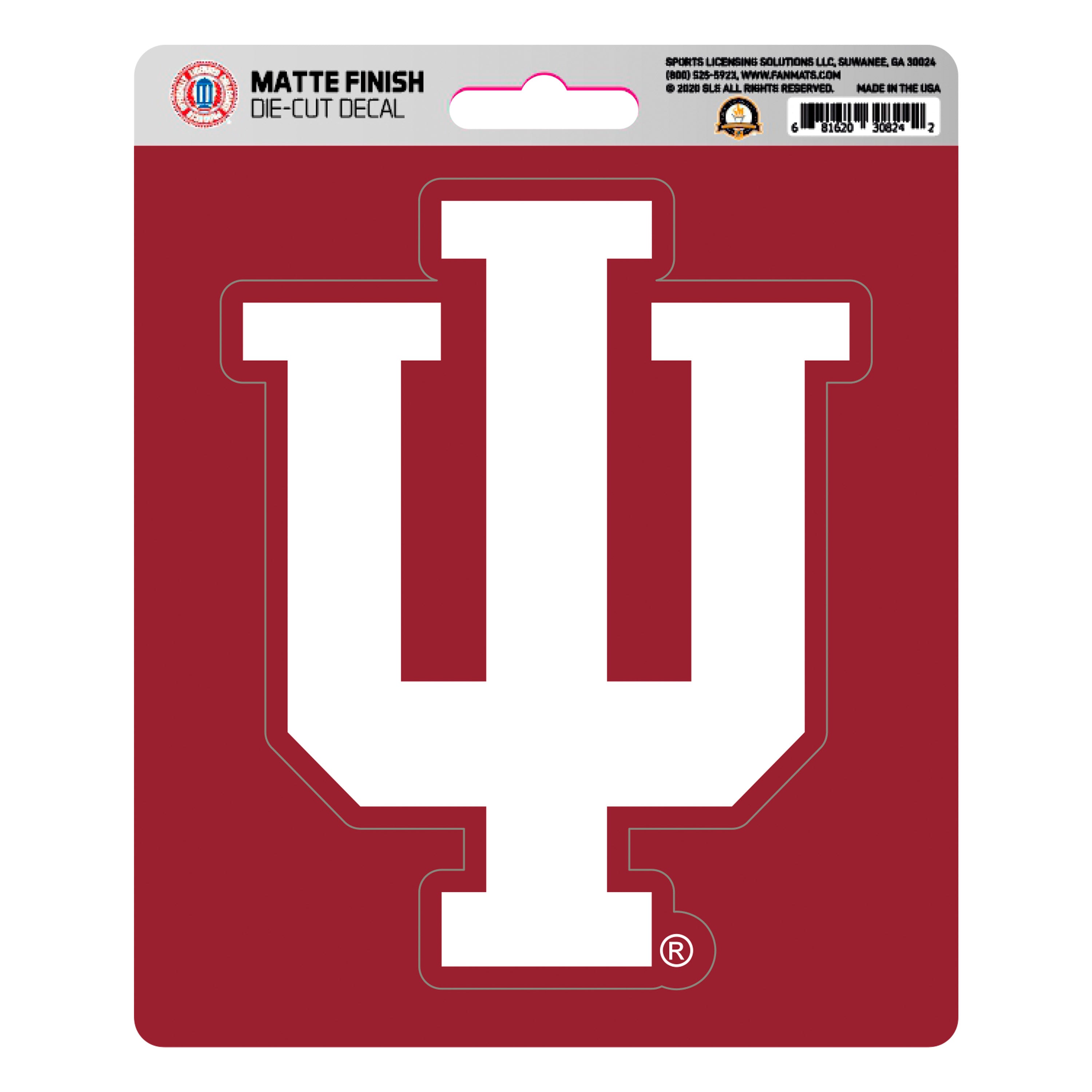 Indiana Hooisers Matte Decal Sticker