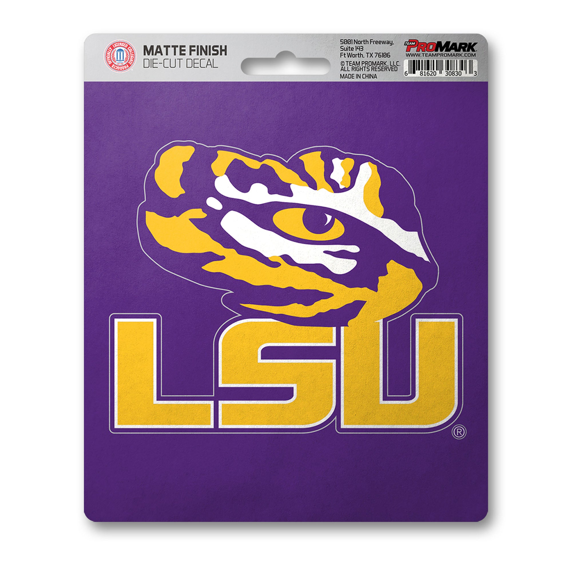 LSU Tigers Matte Decal Sticker