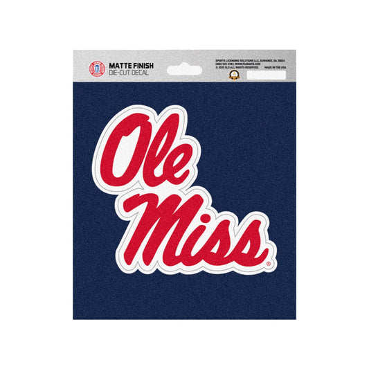 Ole Miss Rebels Matte Decal Sticker - Ole Miss