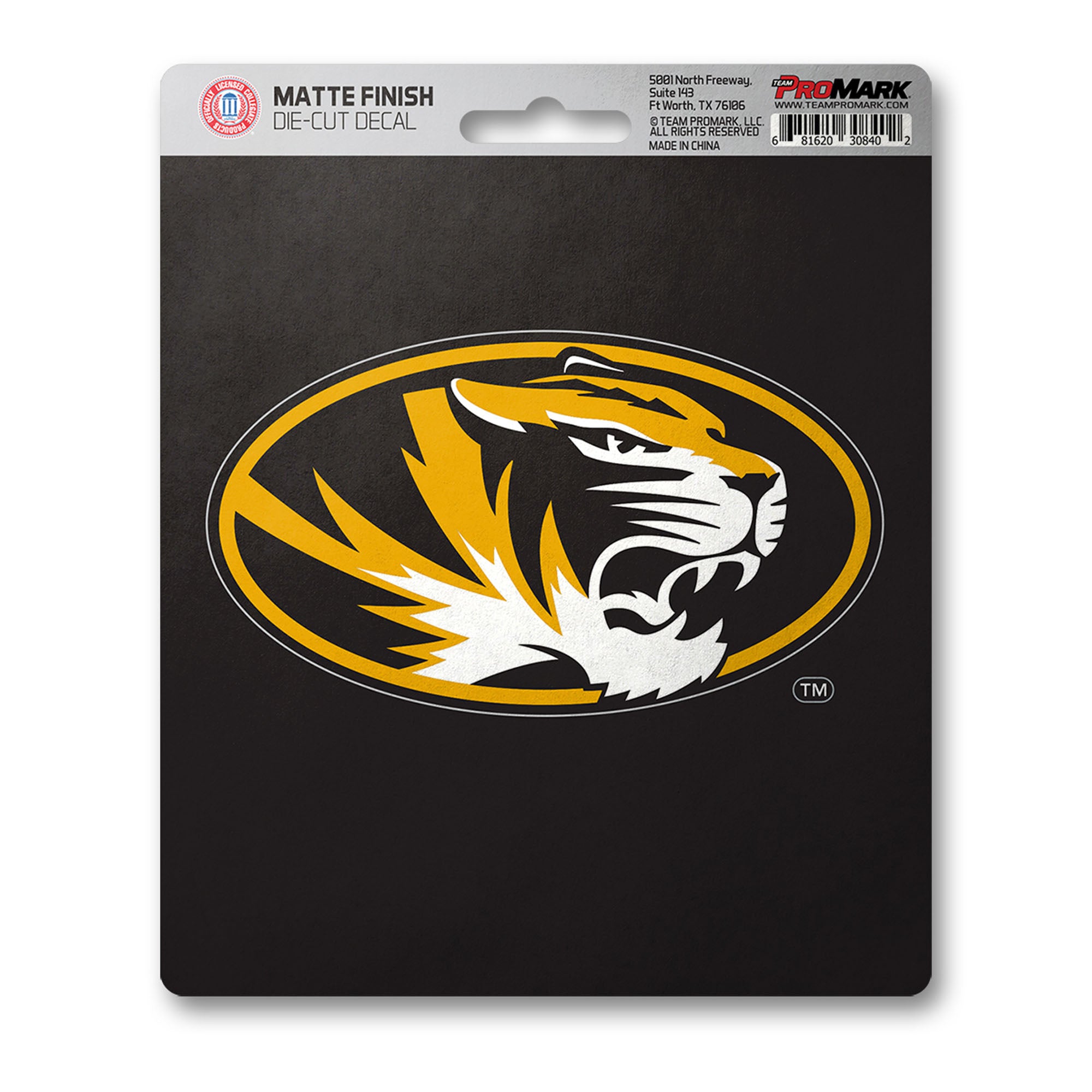 Missouri Tigers Matte Decal Sticker