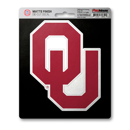 Oklahoma Sooners Matte Decal Sticker