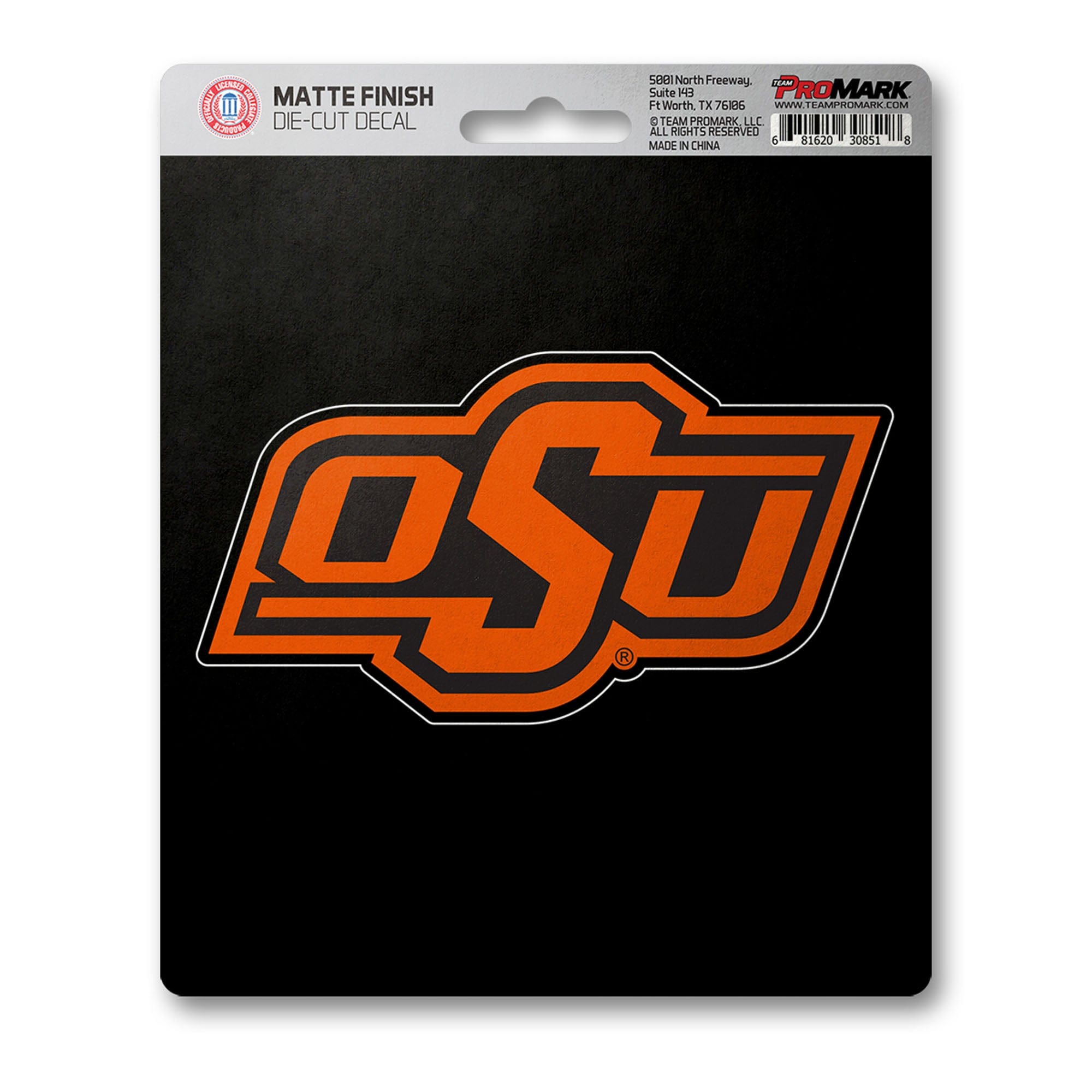 Oklahoma State Cowboys Matte Decal Sticker - Oklahoma State