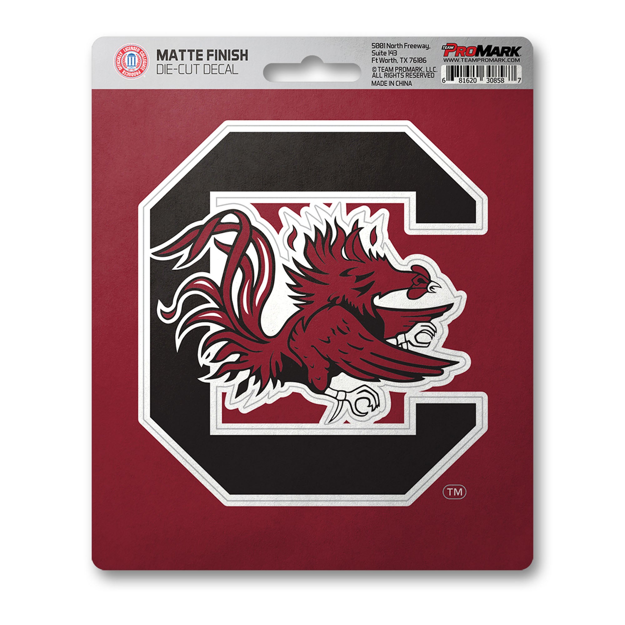 South Carolina Gamecocks Matte Decal Sticker