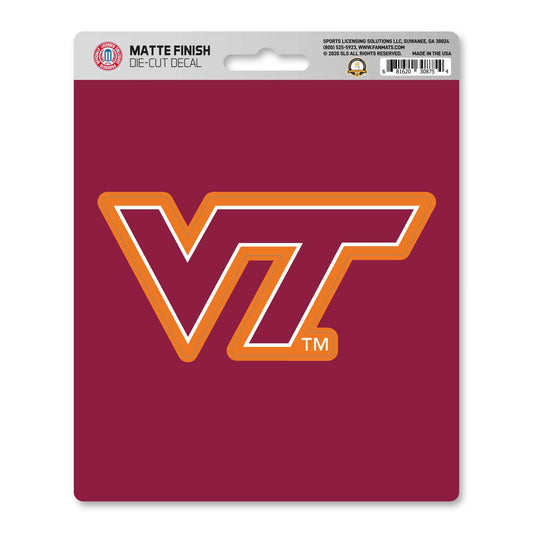 Virginia Tech Hokies Matte Decal Sticker