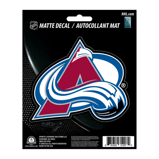 Colorado Avalanche Matte Decal Sticker