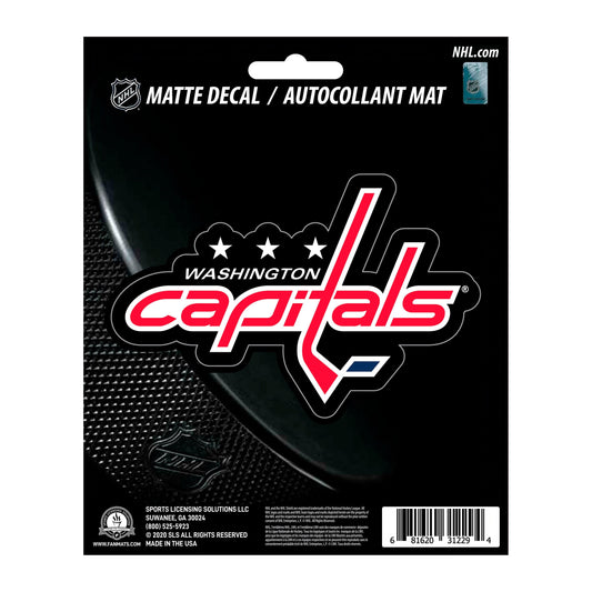 Washington Capitals Matte Decal Sticker