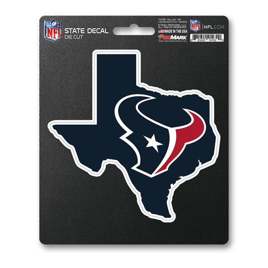 Houston Texans Team State Shape Decal Sticker - Houston Texans