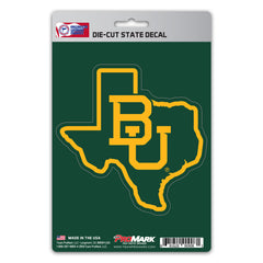 Baylor Bears Team State Shape Decal Sticker