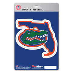 Florida Gators Team State Shape Decal Sticker - Florida