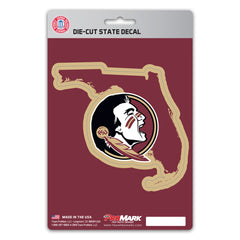 Florida State Seminoles Team State Shape Decal Sticker